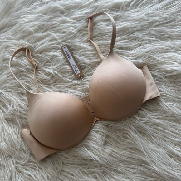 Skims Ultimate Push up Plunge Bra Sand Size 32C - Picture 2 of 7